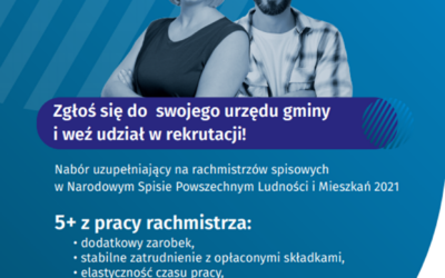 Urząd Statystyczny w POZNAN zaprasza do udziału w naborze uzupełniającym na rachmistrzów spisowych NSP2021